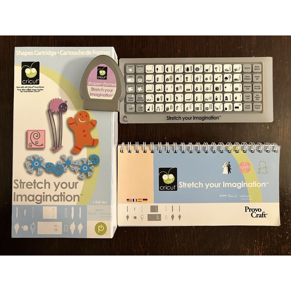 Cricut Cartridge Stretch Your Imagination pre-owned